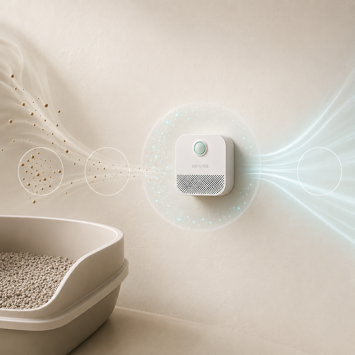 Purificateur d'air pour litière