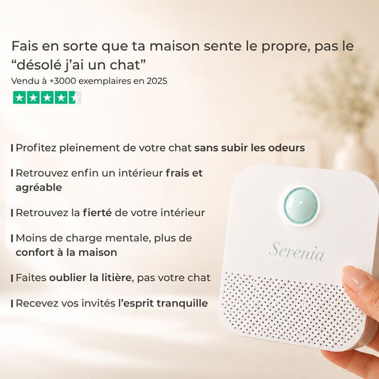 Purificateur d'air pour litière