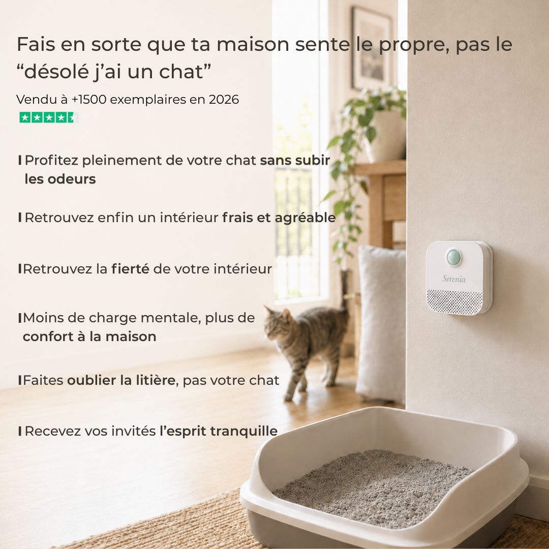 Purificateur d'air pour litière