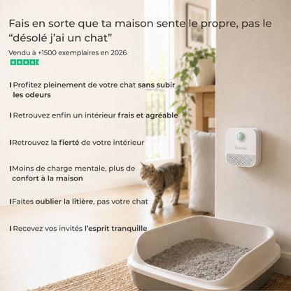 Purificateur d'air pour litière